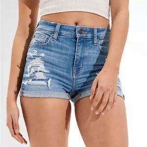 American Eagle High Rise Jean Shorts